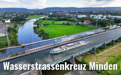 Wasserstrassenkreuz Minden MS Swiss Ruby 13.08.2023