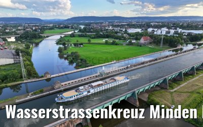 Wasserstrassenkreuz Minden MS Swiss Ruby 13.08.2023