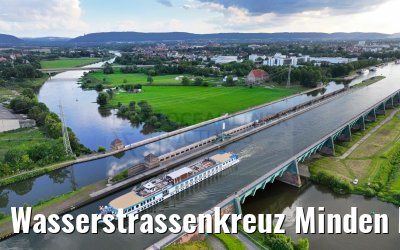 Wasserstrassenkreuz Minden MS Swiss Ruby 13.08.2023