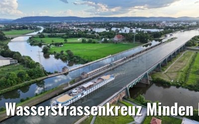 Wasserstrassenkreuz Minden MS Swiss Ruby 13.08.2023