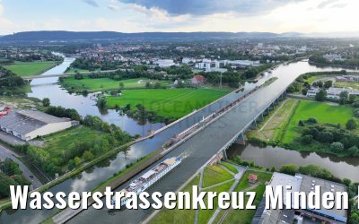 Wasserstrassenkreuz Minden MS Swiss Ruby 13.08.2023