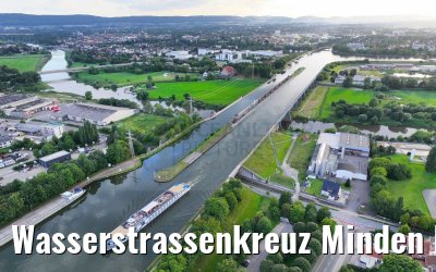 Wasserstrassenkreuz Minden MS Swiss Ruby 13.08.2023