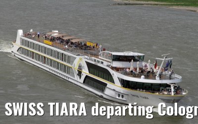SWISS TIARA departing Cologne - May 29, 2012