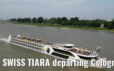 SWISS TIARA departing Cologne - May 29, 2012