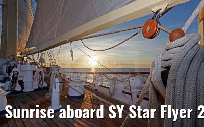 Sunrise aboard SY Star Flyer 22.09.2015