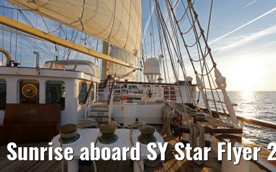 Sunrise aboard SY Star Flyer 22.09.2015