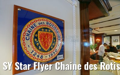 SY Star Flyer Chaine des Rotisseure