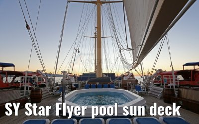 SY Star Flyer pool sun deck