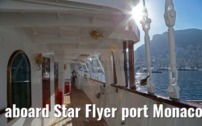 aboard Star Flyer port Monaco 21.09.2015