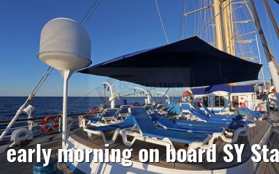 early morning on board SY Star Flyer 21.09.2015