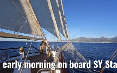 early morning on board SY Star Flyer 21.09.2015