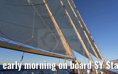 early morning on board SY Star Flyer 21.09.2015
