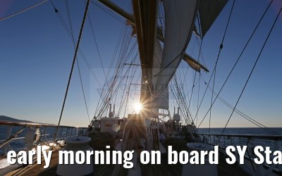 early morning on board SY Star Flyer 21.09.2015