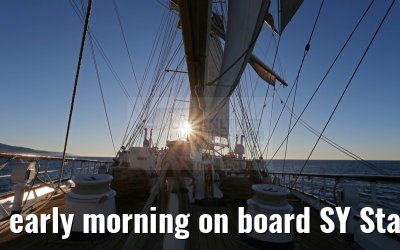 early morning on board SY Star Flyer 21.09.2015