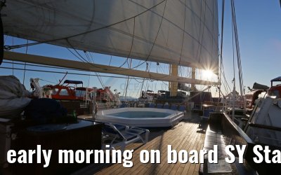 early morning on board SY Star Flyer 21.09.2015