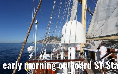 early morning on board SY Star Flyer 21.09.2015