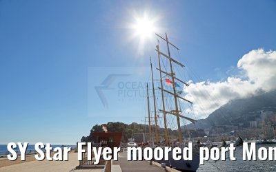 SY Star Flyer moored port Monaco 21.09.2015