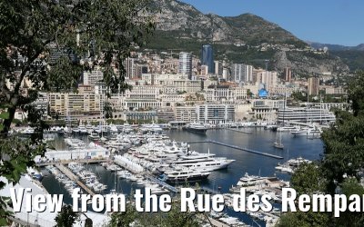 View from the Rue des Remparts Monaco 21.09.2015
