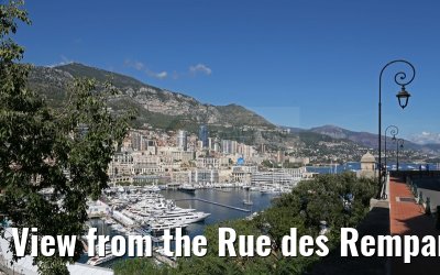View from the Rue des Remparts Monaco 21.09.2015