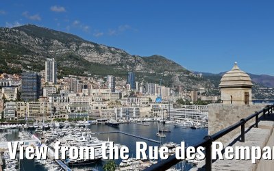 View from the Rue des Remparts Monaco 21.09.2015