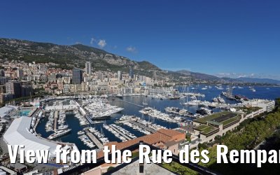 View from the Rue des Remparts Monaco 21.09.2015