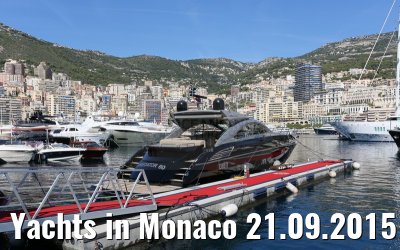 Yachts in Monaco 21.09.2015