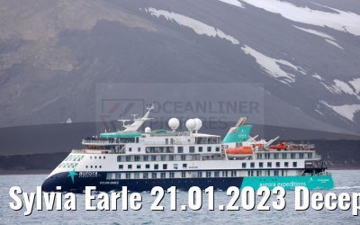Sylvia Earle 21.01.2023 Deception Island Antarctica