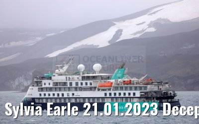 Sylvia Earle 21.01.2023 Deception Island Antarctica