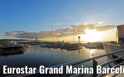 Eurostar Grand Marina Barcelona sunrise 05.04.2018