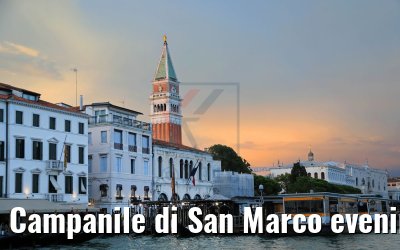 Campanile di San Marco evening view Venice 21.07.2018