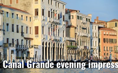 Canal Grande evening impressions Venice 21.07.2018