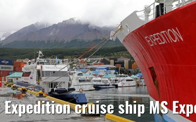 Expedition cruise ship MS Expedition Ushuaia 03.01.2017