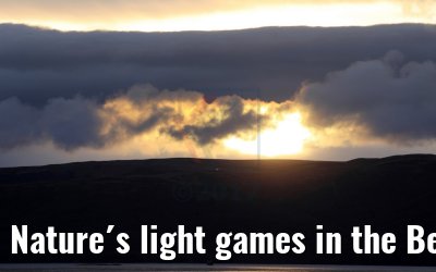 Nature´s light games in the Beagle Channel 03.01.2017