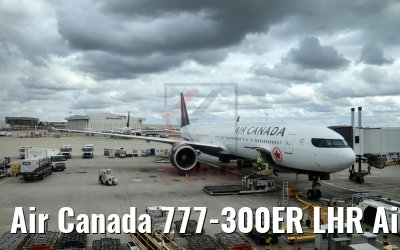 Air Canada 777-300ER LHR Airport 28.09.2019