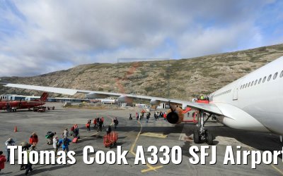 Thomas Cook A330 SFJ Airport 27.08.2018