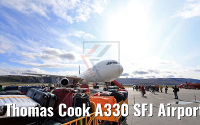 Thomas Cook A330 SFJ Airport 27.08.2018