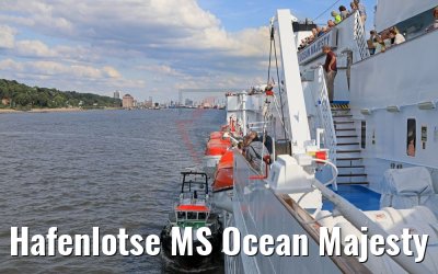 Hafenlotse MS Ocean Majesty 16.08.2017