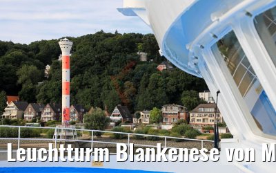 Leuchtturm Blankenese von MS Ocean Majesty 16.08.2017