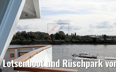 Lotsenboot und Rüschpark von MS Ocean Majesty 16.08.2017