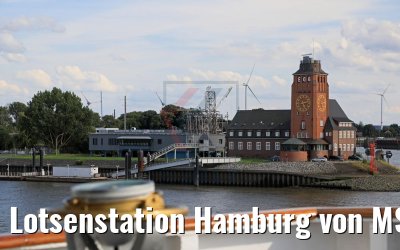 Lotsenstation Hamburg von MS Ocean Majesty 16.08.2017