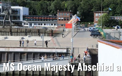 MS Ocean Majesty Abschied aus Hamburg 16.08.2017