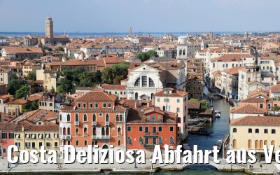 Costa Deliziosa Abfahrt aus Venedig 22.07.2018
