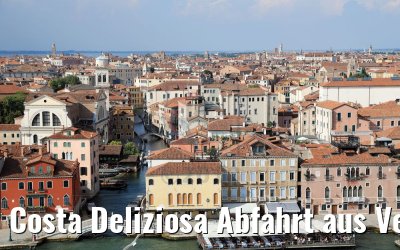 Costa Deliziosa Abfahrt aus Venedig 22.07.2018