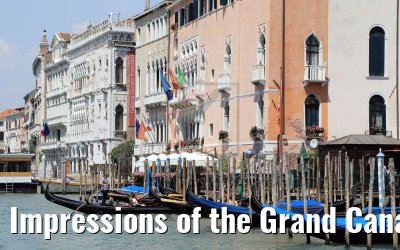 Impressions of the Grand Canal in Venice 22.07.2018