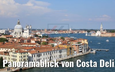 Panoramablick von Costa Deliziosa über Venedig 22.07.2018