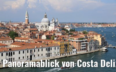 Panoramablick von Costa Deliziosa über Venedig 22.07.2018