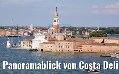 Panoramablick von Costa Deliziosa über Venedig 22.07.2018