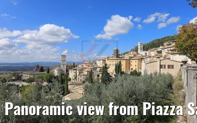 Panoramic view from Piazza Santa Chiara, Assisi