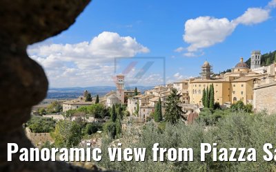 Panoramic view from Piazza Santa Chiara, Assisi