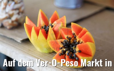 Auf dem Ver-O-Peso Markt in Belem, Brasilien 01.02.2018